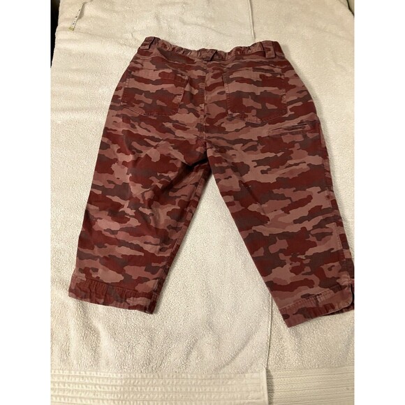 Duluth Trading - Size 12 Women Rootstock Gardening Capri Pink Camo Pedal Pushers - Picture 6 of 6